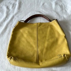Lucky Brand Yellow Hobo Bag